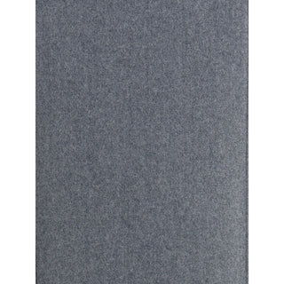 Thom Browne Gray Fleece Wool Long Skirt