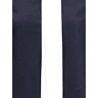 Thom Browne Blue Fleece Wool Casual Dress