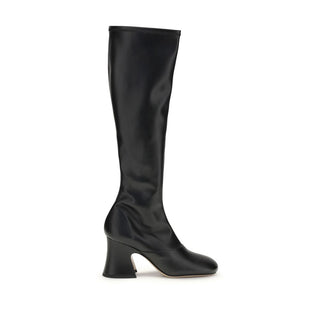 Chloé Black Leather Boots