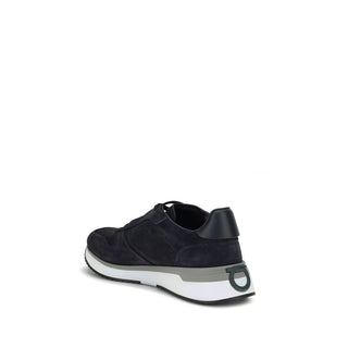 Ferragamo Blue Rubber Athletic Sneakers