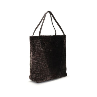 Chloé Brown Fur Shoulder Bag