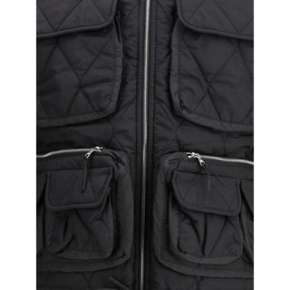 IENKI IENKI Black Nylon Jackets And Coat
