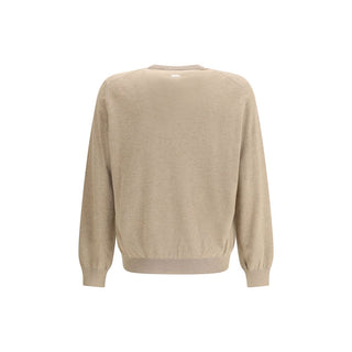 Ferragamo Beige Fleece Wool Sweatshirt