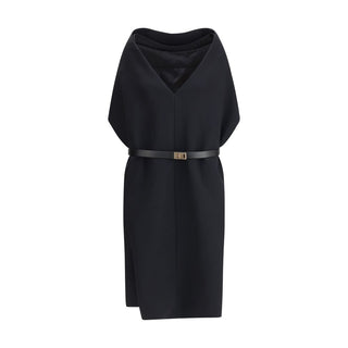 Ferragamo Black Viscose Casual Dress