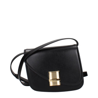 Salvatore Ferragamo Black Leather Crossbody Bag