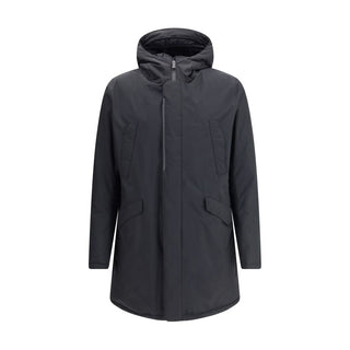Herno Black Polyester Parka