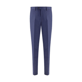 Brunello Cucinelli Blue Fleece Wool Pants