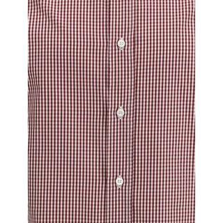 Brunello Cucinelli Multicolor Cotton Pattern Shirt