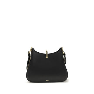 Rabanne Black Calf Leather Bos Taurus Shoulder Bag