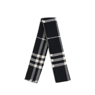 Burberry Black Wool Scarf