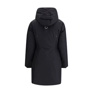 Moose Knuckles Black Recycled Polyester Parka