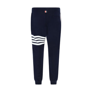 Thom Browne Blue Cotton Casual Pants