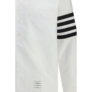 Thom Browne White Cotton Dress Shirt