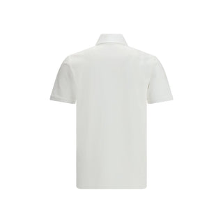 Givenchy White Cotton Polo Shirt