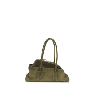 The Attico Green Calf Leather Bos Taurus Shoulder Bag