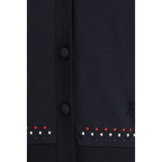 Thom Browne Black Cotton Cardigan