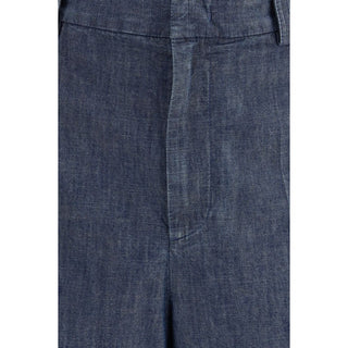 Jil Sander Blue Cotton Bermuda Shorts