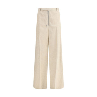 Rick Owens Beige Cotton Casual Pants