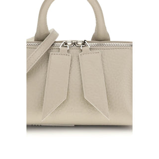 The Attico Beige Calf Leather Bos Taurus Handbag