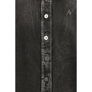 The Attico Black Denim Shirt