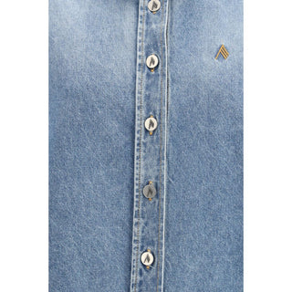The Attico Light Blue Denim Shirt