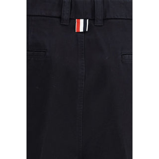 Thom Browne Blue Polyester Bermuda Shorts
