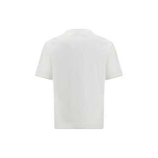 Brunello Cucinelli White Cotton T-Shirt