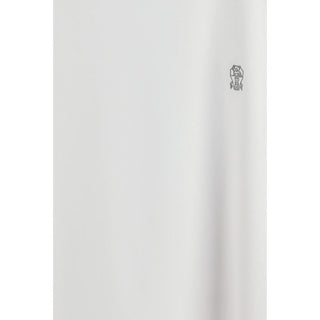 Brunello Cucinelli White Cotton T-Shirt