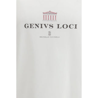 Brunello Cucinelli White Cotton T-Shirt