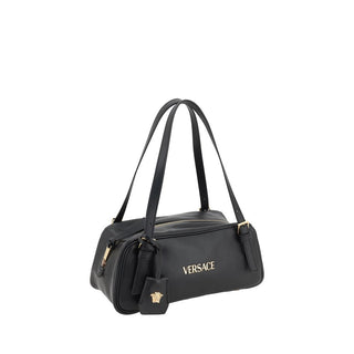 Versace Black Lamb Ovis Aries Aries Shoulder Bag