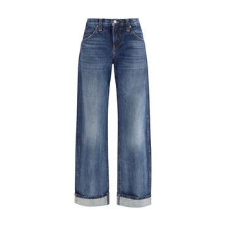Khaite Blue Cotton Jeans Denim