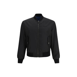 Versace Black Polyamide Bomber