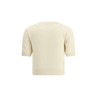 Burberry Cream Wool Sweatshirt
