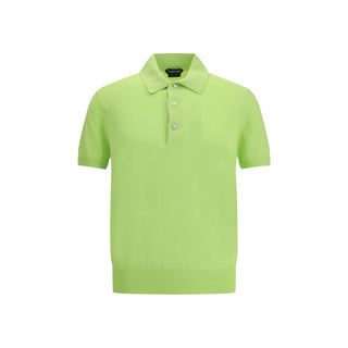 Tom Ford Green Cotton Polo Shirt