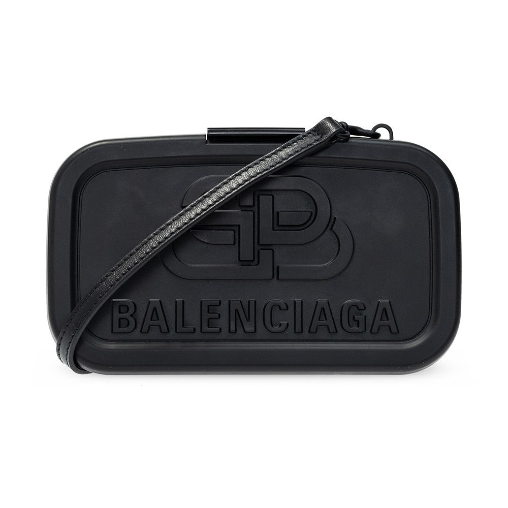 Balenciaga Lunch Box Черная маленькая сумка на плечо 638207