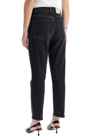 Agolde cropped riley jeans by