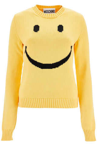 Moschino "smiley cotton blend t-shirt