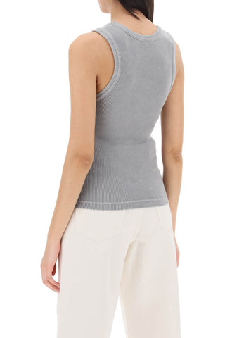 Agolde "ribbed poppy sleeveless