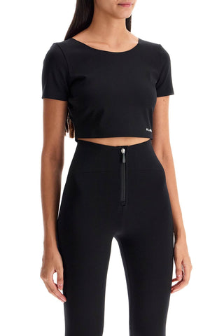 Alaia Technical Jersey Crop Top For Women