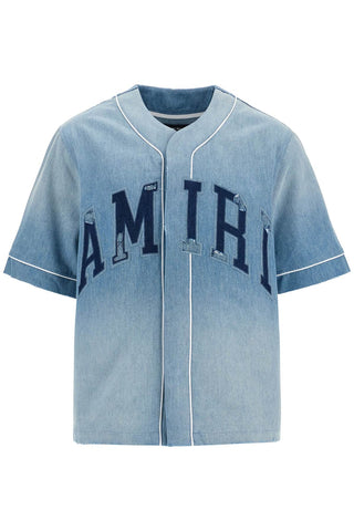 Amiri sunfaded baseball shirt