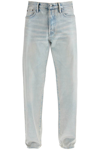 Acne Studios light blue straight cotton jeans model 1996