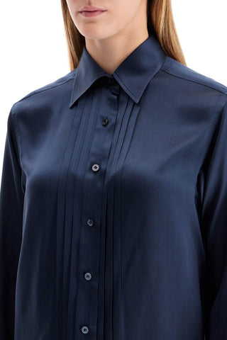 Tom Ford silk charmeuse blouse shirt