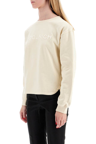 Woolrich "embroidered logo crewneck