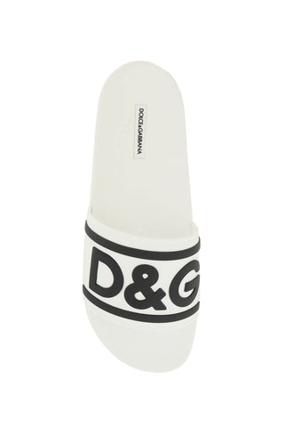 Dolce & Gabbana logo rubber slides