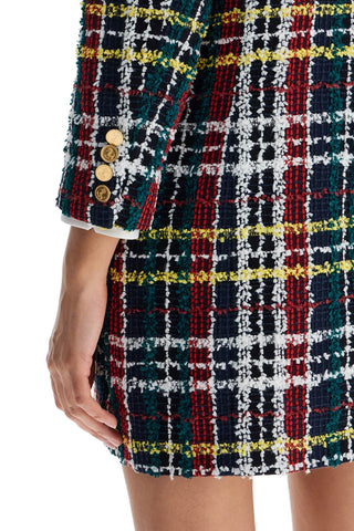 Thom Browne tweed mini sheath dress in