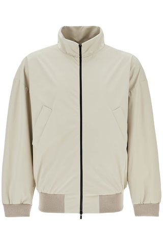 Fear Of God beige nylon and polyester jacket with high collar and zip