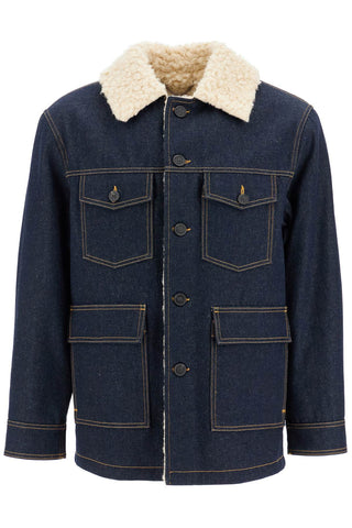 Golden Goose denim caban coat