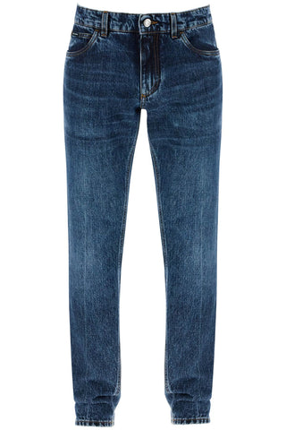 Dolce & Gabbana regular jeans with contrasting pocket