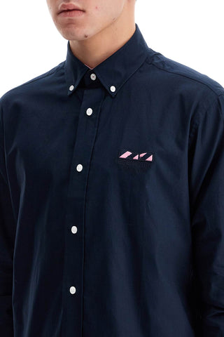 EDEN PARK "oxford shirt with butterfly embroidery detail