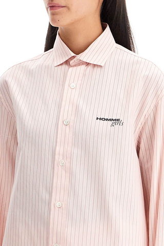 Homme Girls striped oxford shirt for men